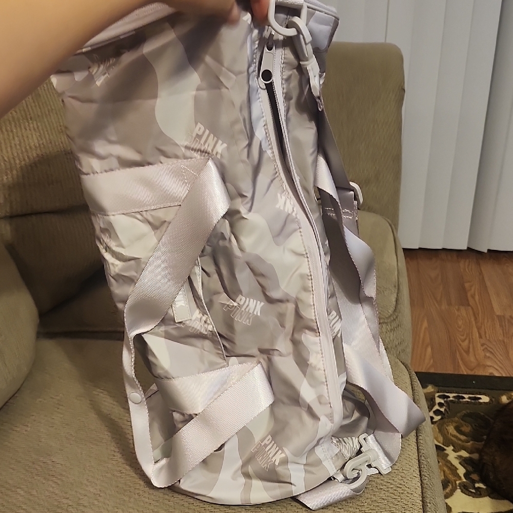 Victoria's Secret PINK Gray Camouflage Tote